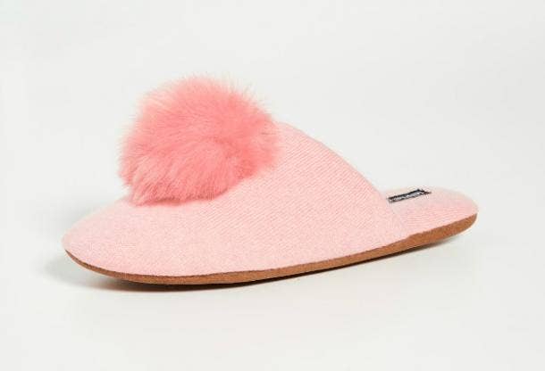 Minnie rose cashmere on sale slippers